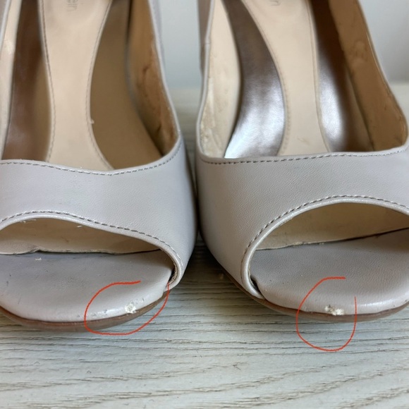 Calvin Klein Callie Wedge Peep Toe • size 6.5 - Picture 8 of 11